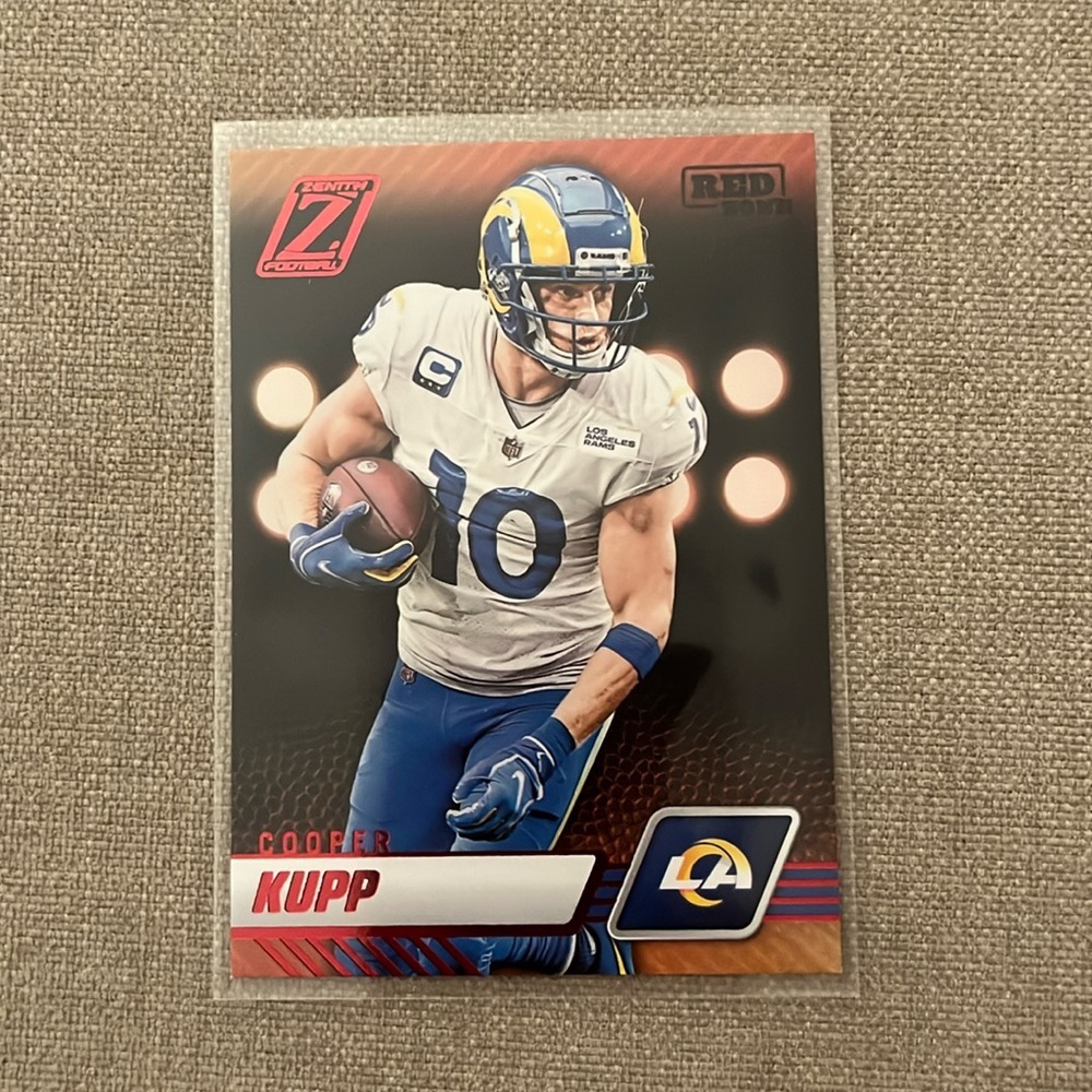 Cooper Kupp 2023 Panini Zenith Red Zone Los Angeles Rams #62 Football Card NFL